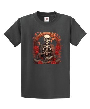 Worship Skeleton Buddha Unisex Kids and Adults T-Shirt